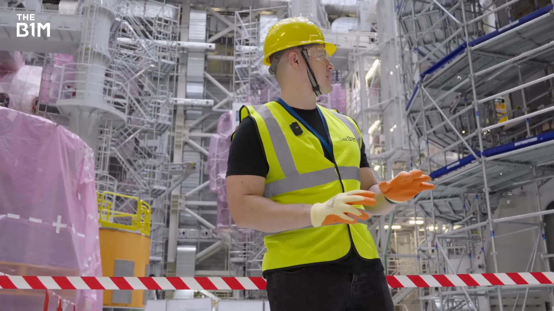 Crane assembly at ITER